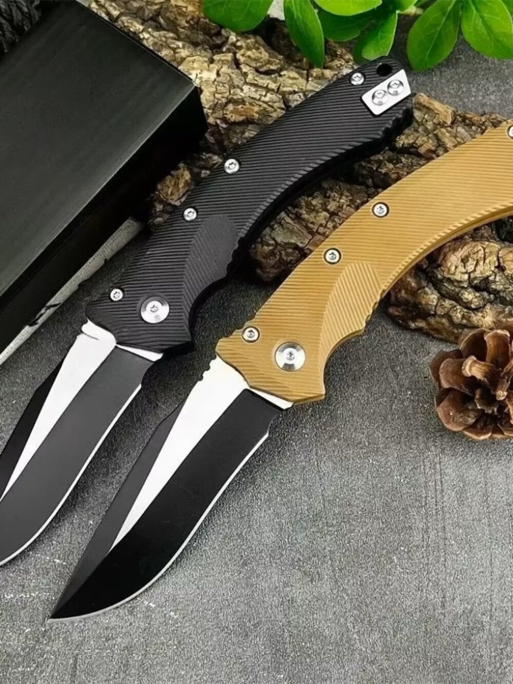 High-Quality MSI Pocket Folding Knife with 8Cr13Mov Blade and Nylon Fiber Handle